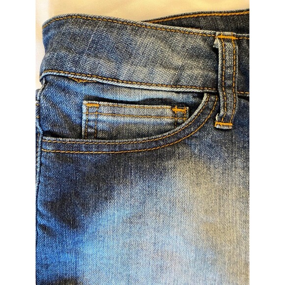 Allen B WomansShort Shorts Size 12 Distressed Daisy Dukes w/fringed Edge - Picture 3 of 9